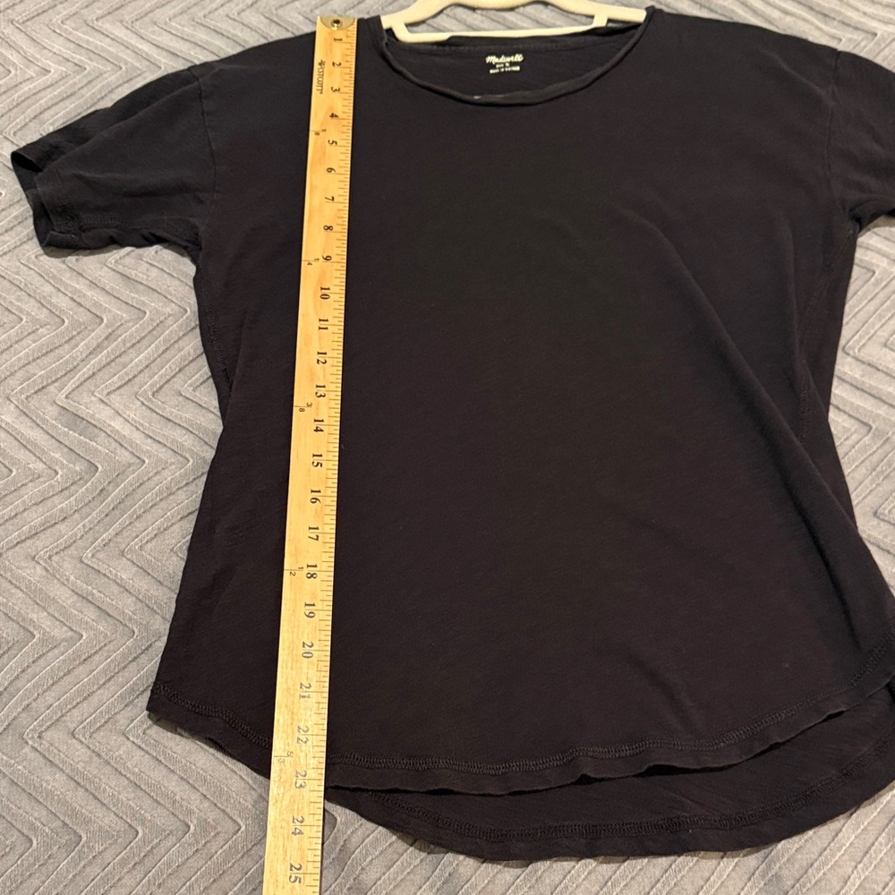 Madewell Black Short Sleeve Tee - Picture 6 of 7